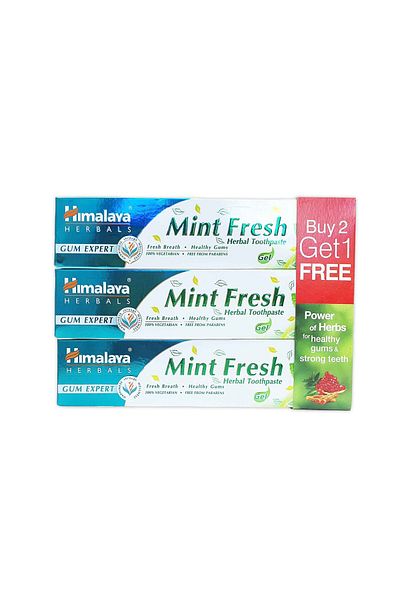 Himalaya Mint Fresh Herbal Toothpaste 3 x 125 g