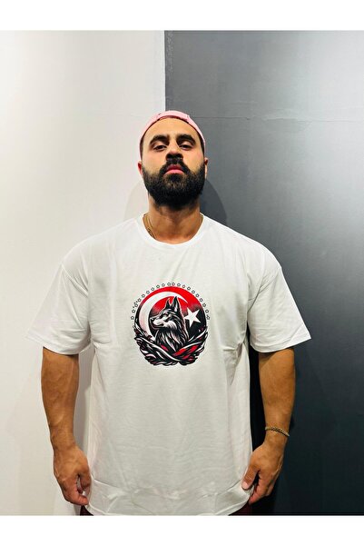 Bas Body FitnessWear Λευκό μπλουζάκι με σχέδιο KURT και λαιμόκοψη ποδηλάτου, ...