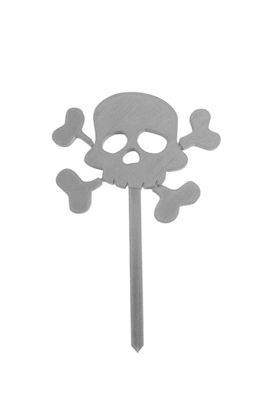 OEM Διακόσμηση αστείο νεκροκεφαλή "SKULL STAKE", Hallowwen Garden 16,5 x 11 ε...