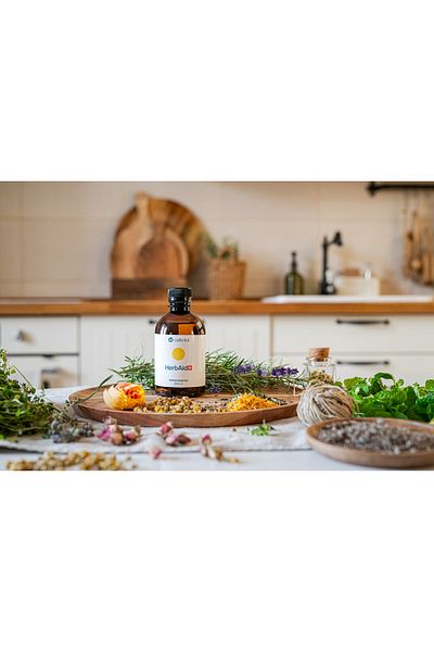 Calivita HerbAid+ 53 Medicinal Plants Concentrate Multiple Indications for Skin Problems (300ml) - Calivita