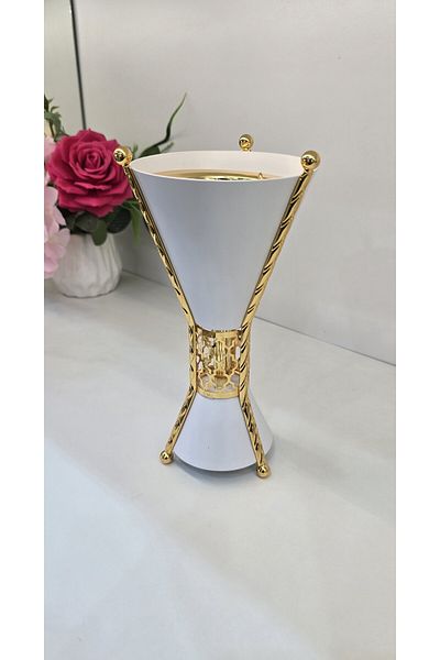 D&H مبخرة عود وبخور تقليدية على الطراز العربي للمنزل والمكتب بتصميم معدني فاخر