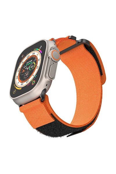 REDz Accessories Sturdy Strap, Hedgehog, Apple Watch, Adjustable, Sport, Orange - 44/45/46/49 Mm