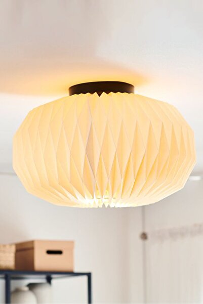 Tchibo Origami Ceiling Light With Light Bulb, White