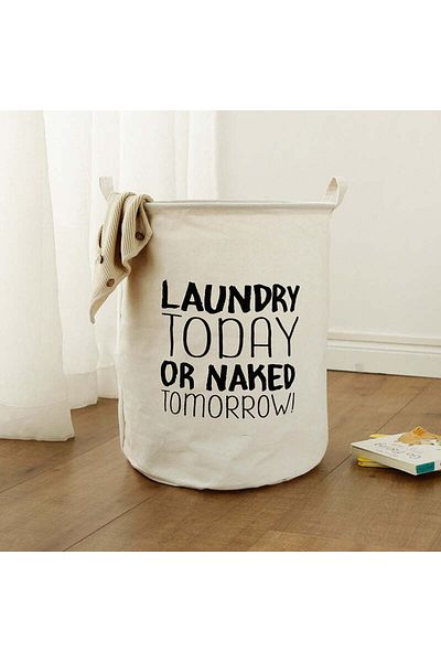 COOYA Foldable Laundry Basket,38l With Handles,breathable Practical And Versatile,40x50cm