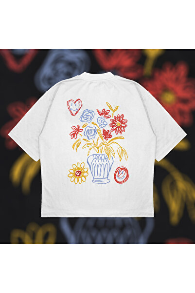 Tarzsokak Jarron Tee Oversize Unisex Bumbac Tesatura groasa respirabila