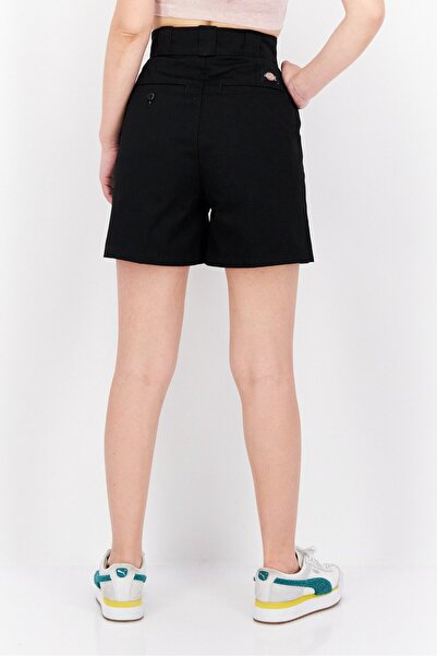 Dickies Women Solid Chino Shorts, Black