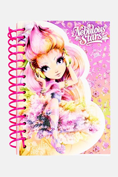 NEBULOUS STARS دفتر ملاحظات صغير مطبوع عليه رسومات الربيع، باللون الوردي