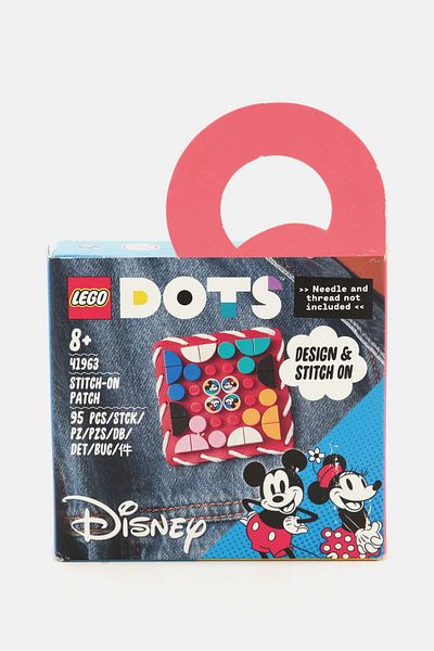 LEGO ® DOTS Disney Mickey Mouse and Minnie Mouse Sewable Square Piece 41963 - (95 Pieces)