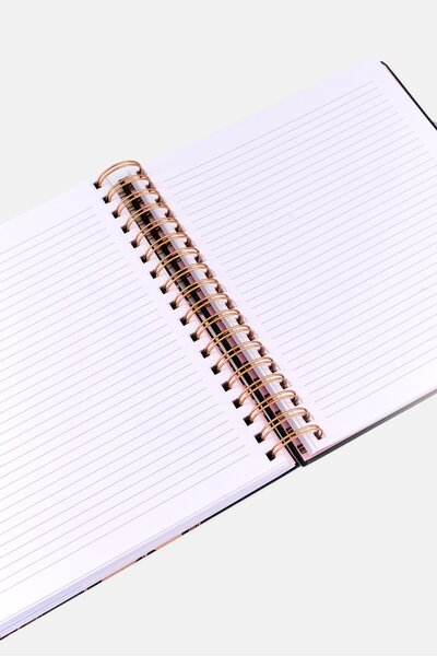 Votum Spiral Bound Journal 12 Month Planner 2025, Black