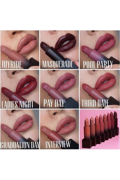 HUDA BEAUTY Power Bullet Matte Lipstick – STAYCATION | Bold Burgundy Shade with Warm Undertones 3g