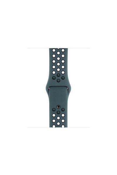 REDz Accessories Curea sport perforată pentru Apple Watch, silicon, turcoaz-negru - 38/40/41 mm, medie