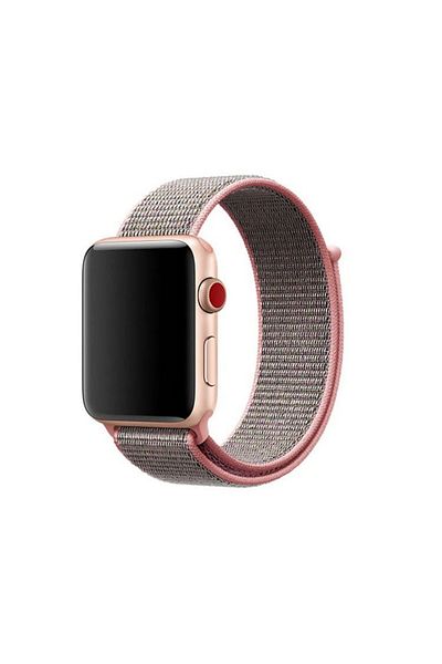 REDz Accessories Sport Strap, Compatible with Apple Watch, Textile, Pink - 38/40/41 mm