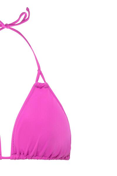 AQUAVİVA Women's Lilac Stella Halterneck Drawstring Triangle Bikini Set