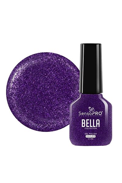 SensoPRO Milano Oja semipermanentă, Colecția BELLA - Indigo Shine, 7ml