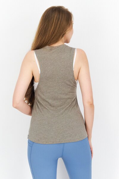 Salty Crew Women Crew Neck Short Sleeve Graphic Top, Grey