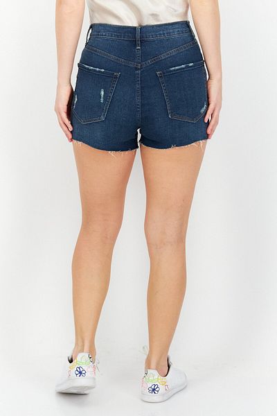 Jessica Simpson شورت جينز مغسول للنساء، أزرق