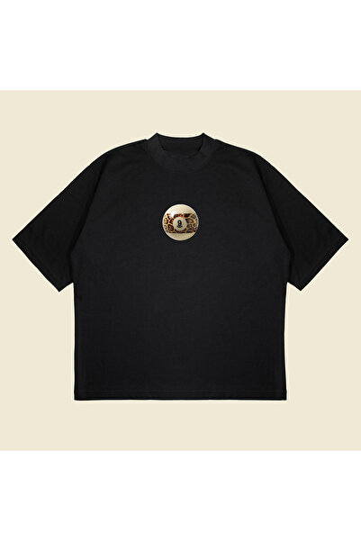 Tarzsokak Tricou unisex oversize Lucky9leopard Boxy Fit – Tricou imprimat |