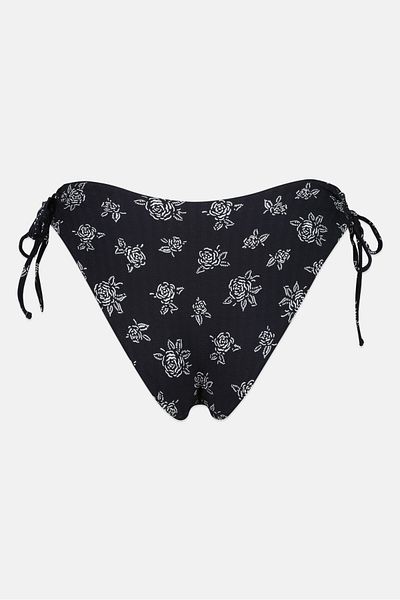 Polo Ralph Lauren Women Allover Printed Pull On Swimwear Bottom, Black