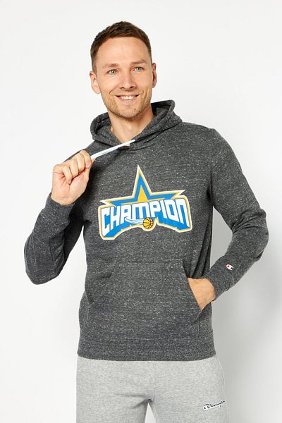 Champion Men Comfort Fit Long Sleeve Training Sweatshirt, Dark Grey
