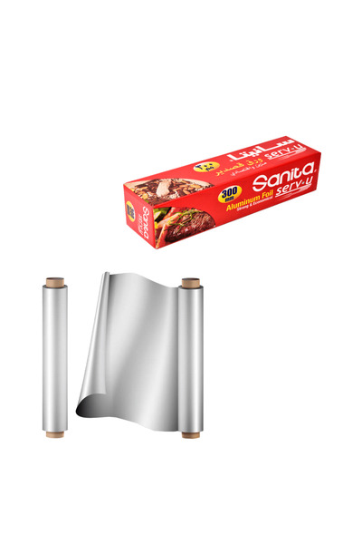 Sanita سانيتا ورق قصدير متين واقتصادي، 300مم*85م