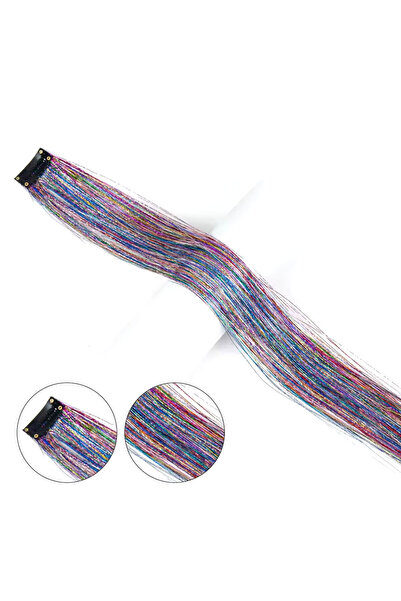 Mina Peruk Klipsli Hair Tinsel Saç Simi - HTK03