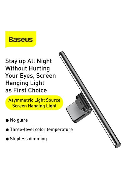 Baseus Computer Monitor Light bar E-Reading USB Powered Eye Protect Monitor Clamp Lamp - Black