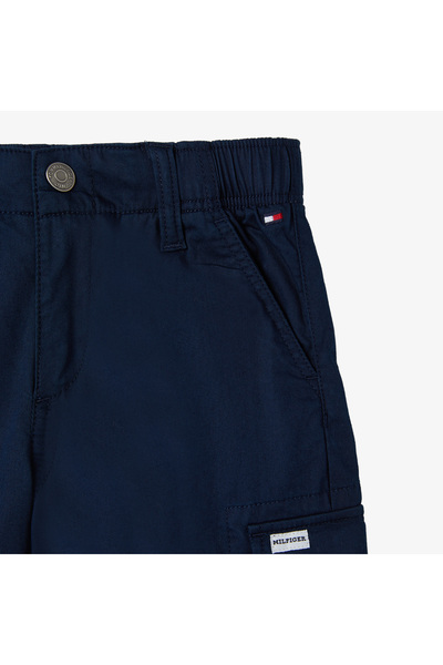 Tommy Hilfiger Woven Cargo Çocuk Lacivert Şort