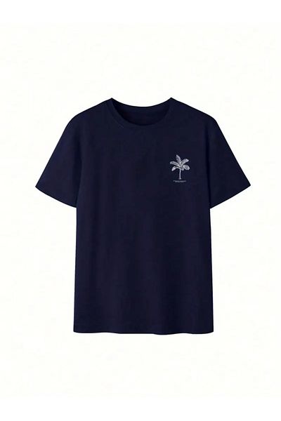 Touz Moda Μπλουζάκι Unisex Oversize με στάμπα Aloha Ten Back