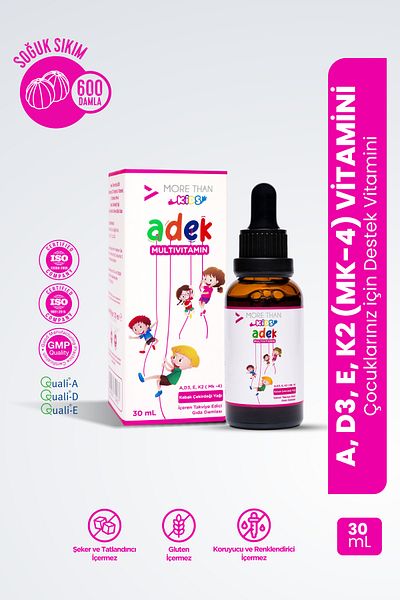 MORE THAN Adek Kids Multivitamin Drops 30 ml