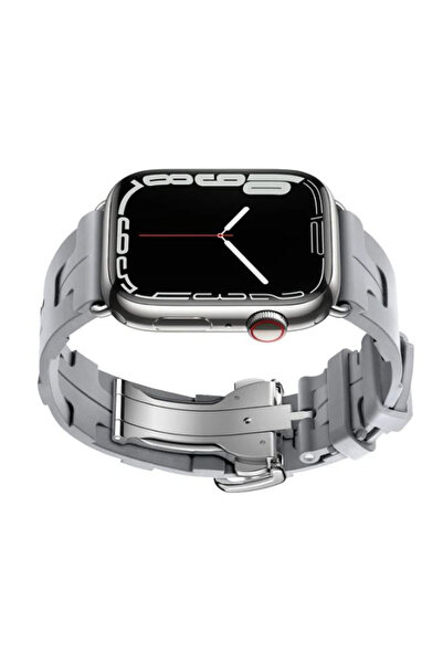 REDz Accessories Λουράκι Kilim Warrior για Apple Watch, Ρυθμιζόμενο, Σιλικόνη, Γκρι - 44/45/46/49 mm