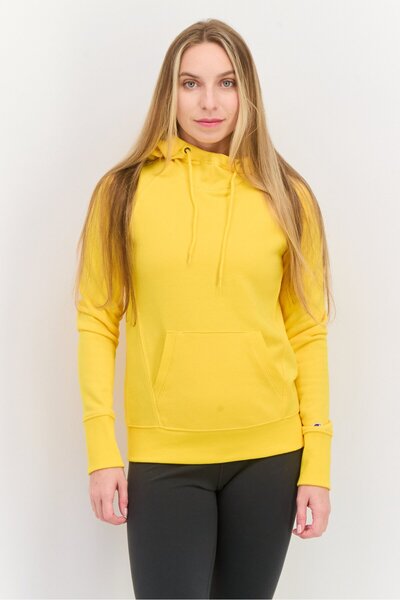 Champion Women Sportswear Fit Long Sleeve Outdoor Sweatshirt, Yellow