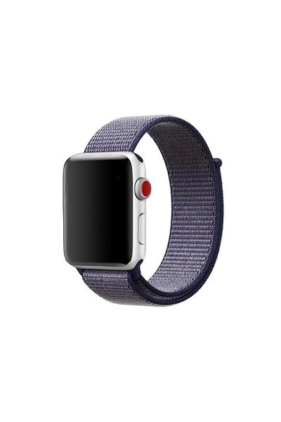 REDz Accessories Curea sport, compatibilă cu Apple Watch, textilă, albastră - 44/45/46/49 mm