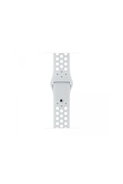 REDz Accessories Διάτρητο λουράκι αθλητικού τύπου για Apple Watch, σιλικόνης, γκρι-λευκό - 38/40/41 mm, μεγάλο