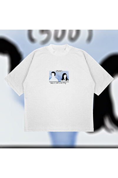 Tarzsokak 500 يوم من الصيف مطبوع عليه نسيج سميك من القطن للجنسين يسمح بمرور ا...