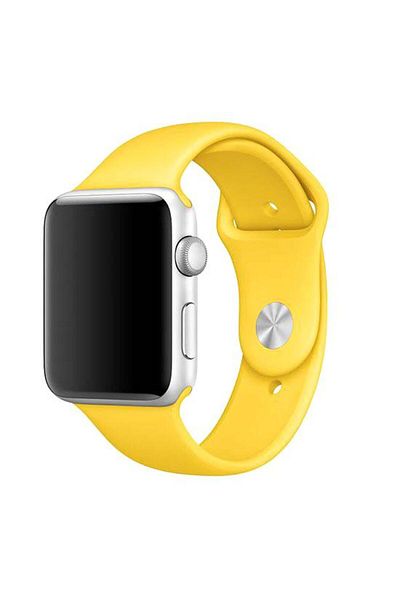 REDz Accessories Sport Band For Apple Watch, Silicone, Yellow - 38/40/41 Mm, Medium
