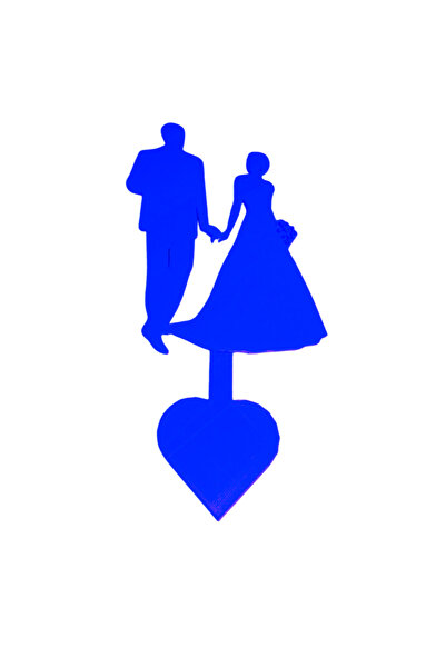 OEM Decoratiune topper tort, "MIRE SI MIREASA" decor pentru tortul de nunta, ...