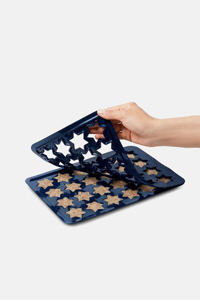 Tchibo Cinnamon Star Baking Mat, Navy