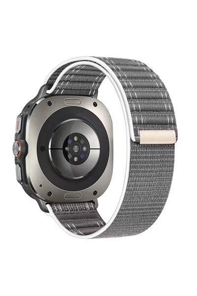 REDz Accessories Wave Strap With Hedgehog For Apple Watch, Sport Size, Gray - 44/45/46/49 Mm