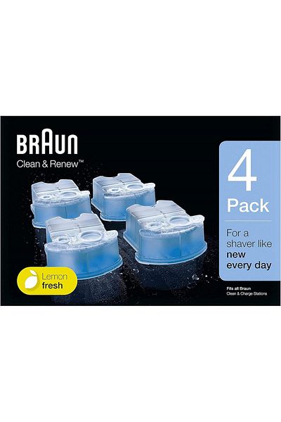 Braun Clean&Renew CCR Cleaning Cartridges (4 Pack)