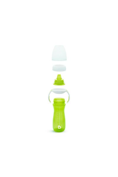 Munchkin Sensitive Transition Glass, 9Ay+, 296 Ml, Green, 1 Piece