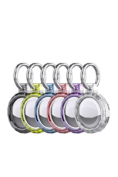 FZD GLOBAL Breloc din silicon compatibil FZD Airtag 04-albastru