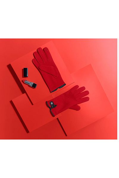 Tchibo Women Soft Gloves, Red