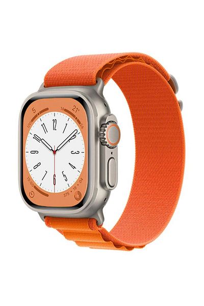 REDz Accessories Alpine Strap, Nylon, Compatible With Apple Watch, Adjustable, Orange - 44/45/46/49 Mm