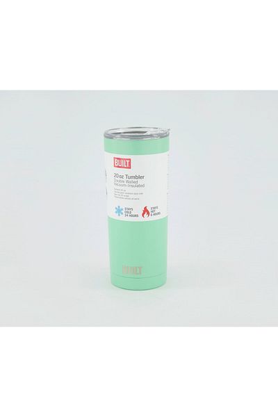 Built Double Walled Stainless Steel Travel Mug 565ml, Mint