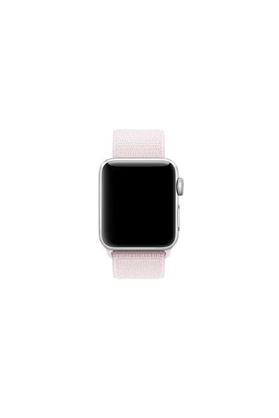 REDz Accessories Sport Band, Compatible with Apple Watch, Textile, Light Pink - 44/45/46/49 mm