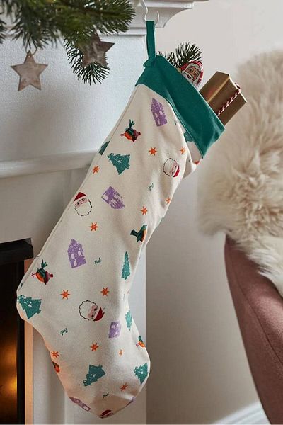 Tchibo Christmas Stocking, Cream