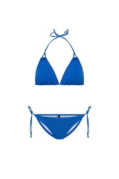 AQUAVİVA Women's Saks Stella Halterneck Drawstring Triangle Bikini Set