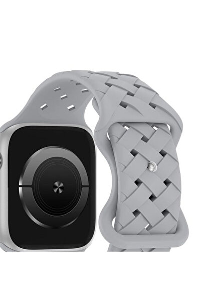 REDz Accessories Λουράκι με στριφτό κρίκο για Apple Watch, Σιλικόνης, Ρυθμιζόμενο, Sport, Γκρι - 38/40/41 mm