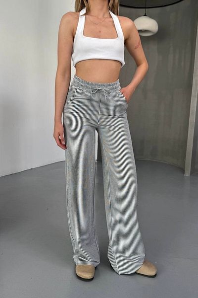 bb butik basic Striped Casual Casual Pants Ch2221