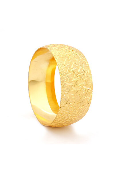 FerizZ Altın Kaplama Cam Kırığı Model Bilezik 3 cm BLZ-3079